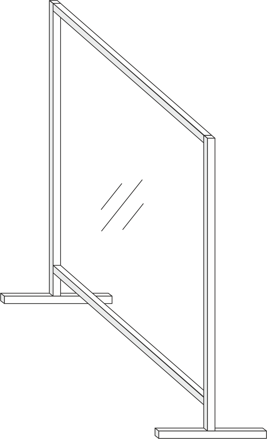 Ochranné steny na pulty