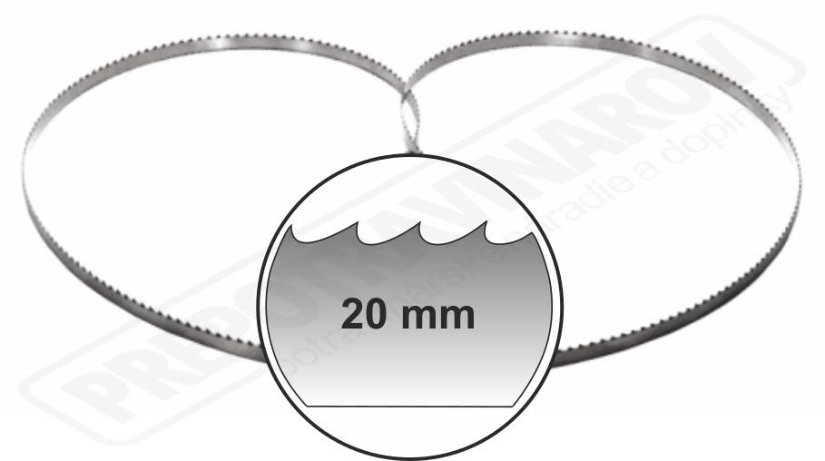 Pílové pásy SUPRA PLUS 20 mm