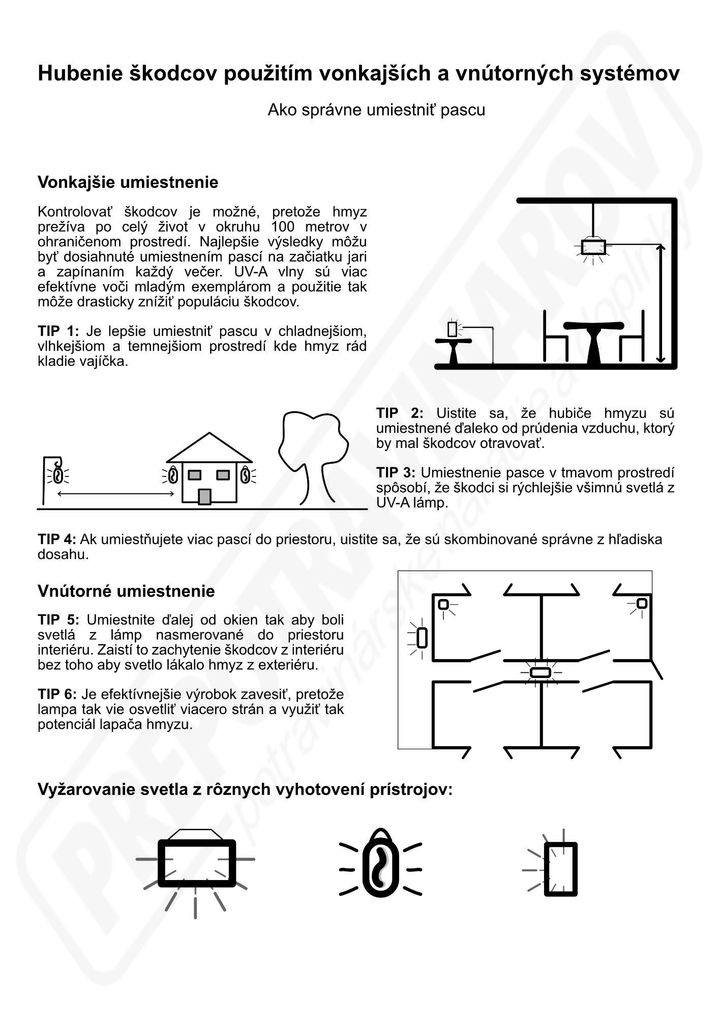 Elektrický lapač hmyzu MO-EL CRI-CRI PROFI
