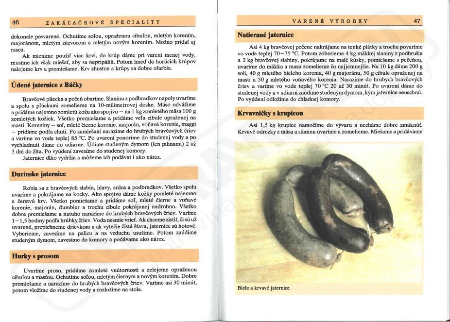 Zakáľačkové špeciality