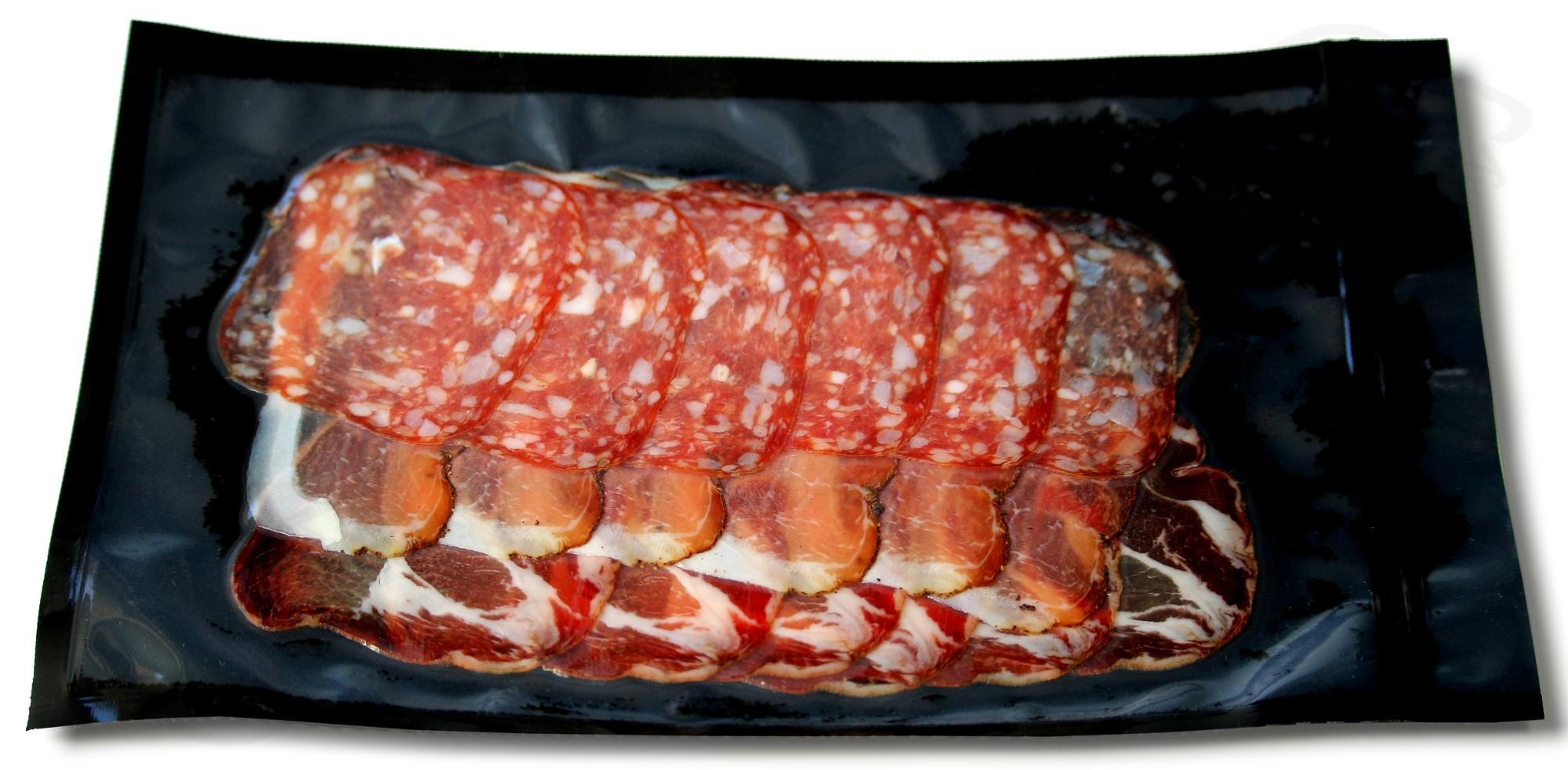 Vakuové vrecká 95my Čierne/Priehľadné