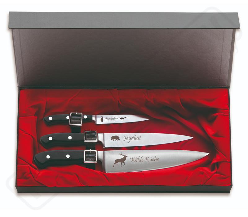 Sada nožov Dick Premier Plus s poľovníckym motívom