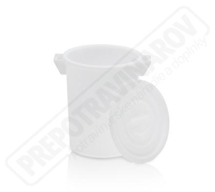 Nádoba plastová 50 L biela