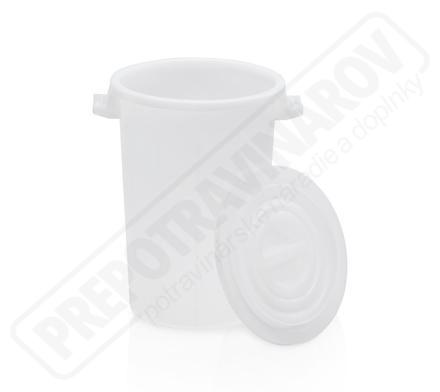 Nádoba plastová biela