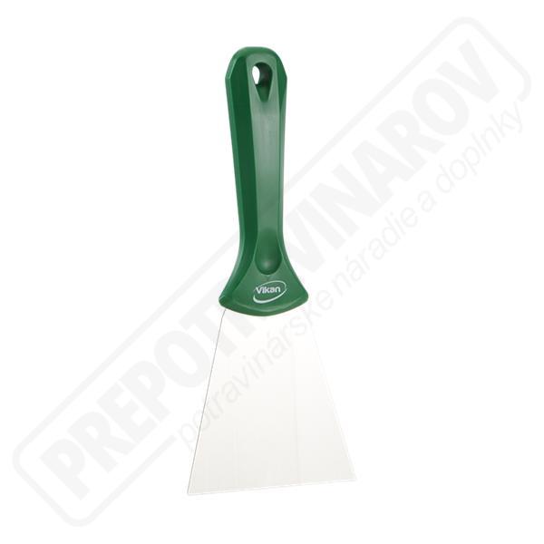 Špachtľa nerezová 100 mm zelená