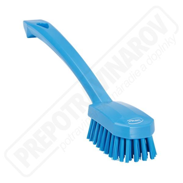 Kefa s rúčkou stredne tvrdá 260 mm modrá