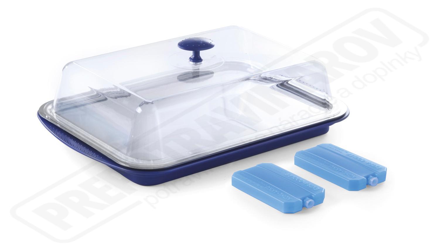 Termo tácka 5-dielna s hranatým vekom