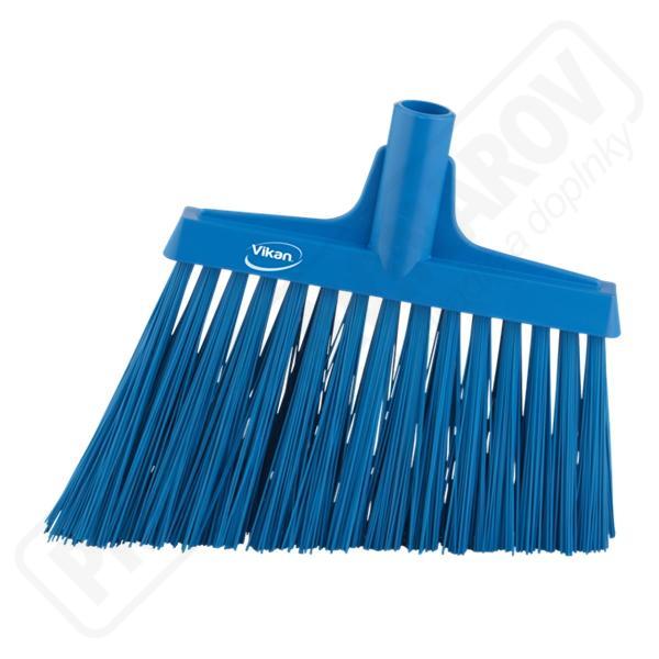 Metla skosená 290 mm tvrdá modrá