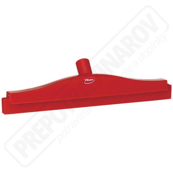 Stierka s dvojitou gumennou lištou 405 mm červená