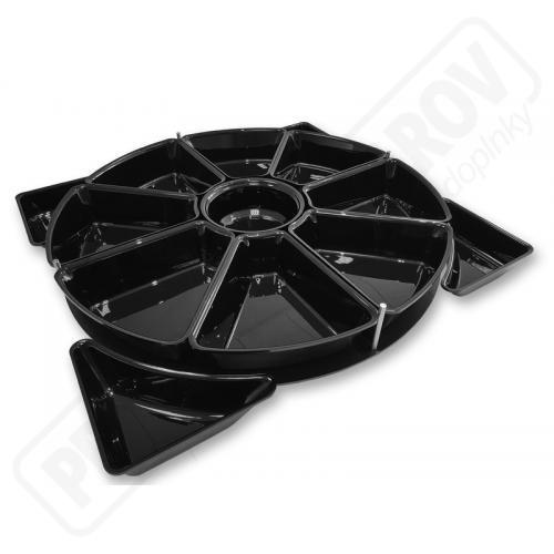 Systém Misiek PLEXI Carousel čierny lesklý