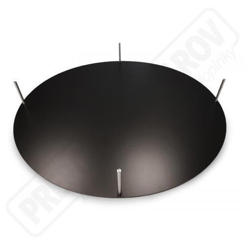 Okrúhla rotačná doska čierna