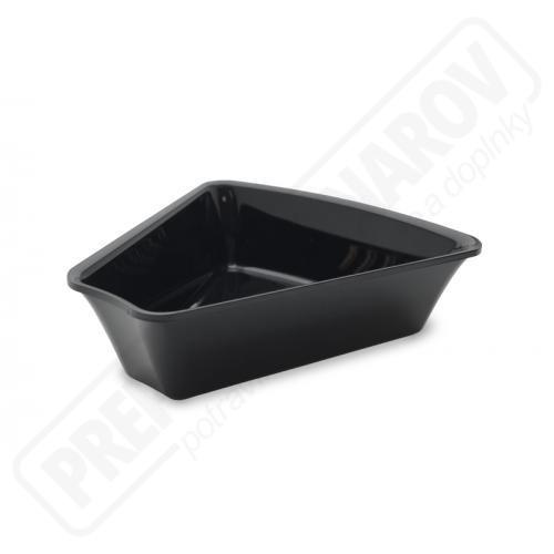 PLEXI Miska GN 1/5 čierna lesklá