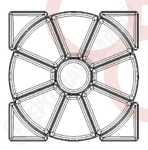 Systém Misiek PLEXI Carousel čierny lesklý