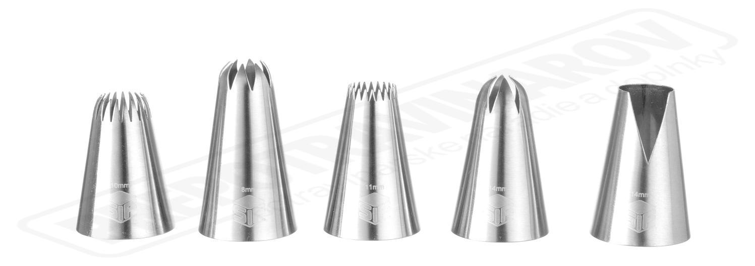 Ozdobné špice rôzne tvary nerez