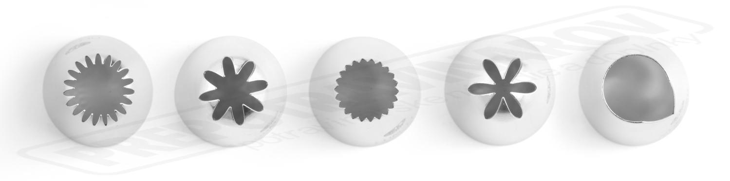 Ozdobné špice rôzne tvary nerez