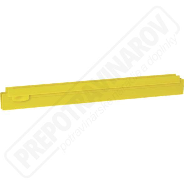 Vymeniteľná dvojitá gumenná lišta 400 mm žltá