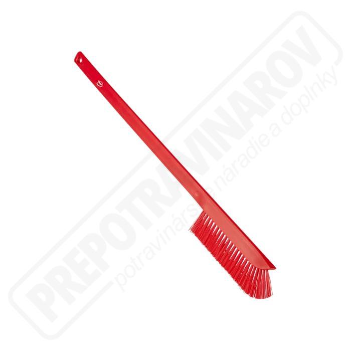 Ultra-Slim kefka s dlhou rúčkou 600mm červená