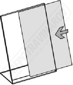 Stojan obojstranný 60 x 110 mm "L"