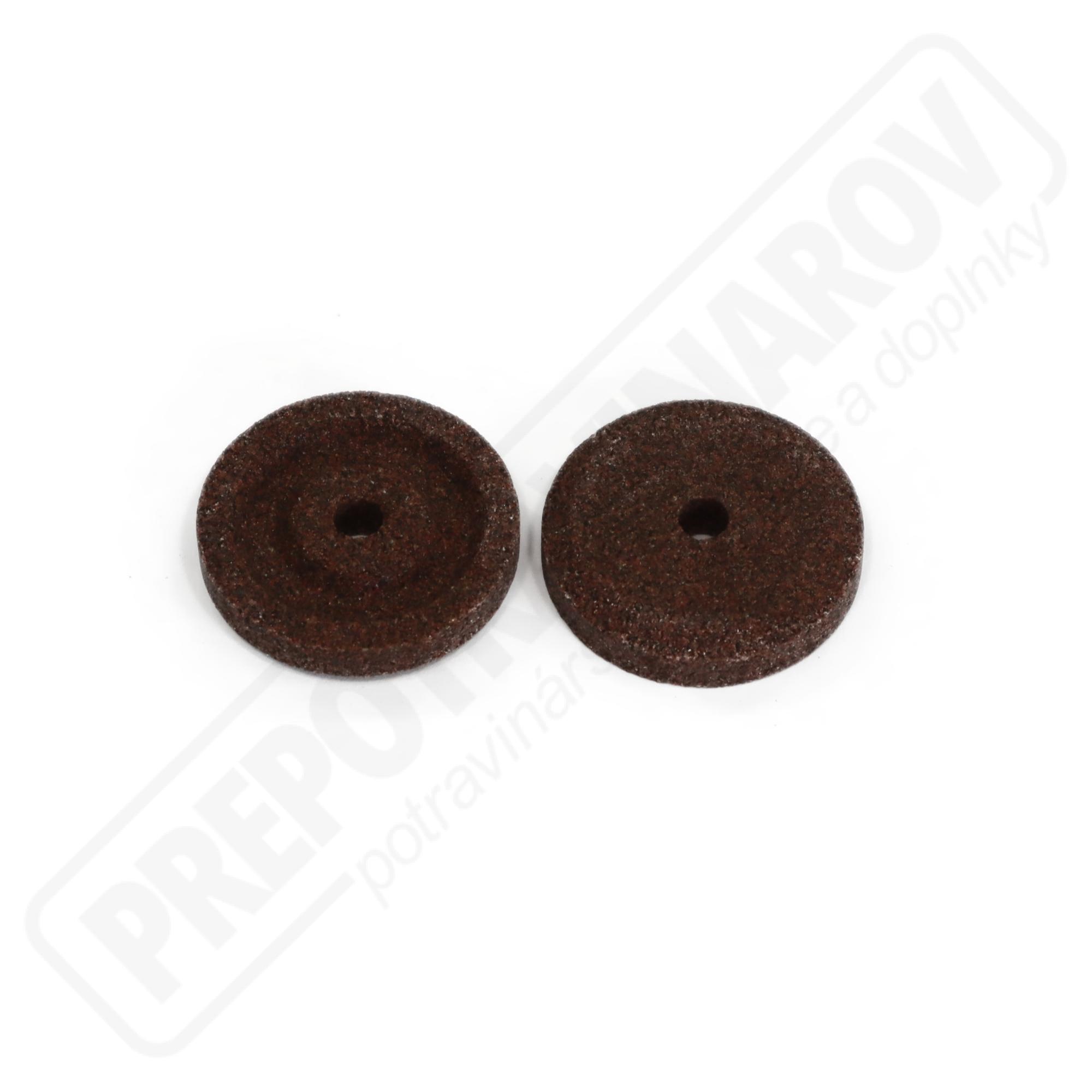 Brúsny kameň 40x8mm hrubé zrno, 6mm diera s nábojom Sirman