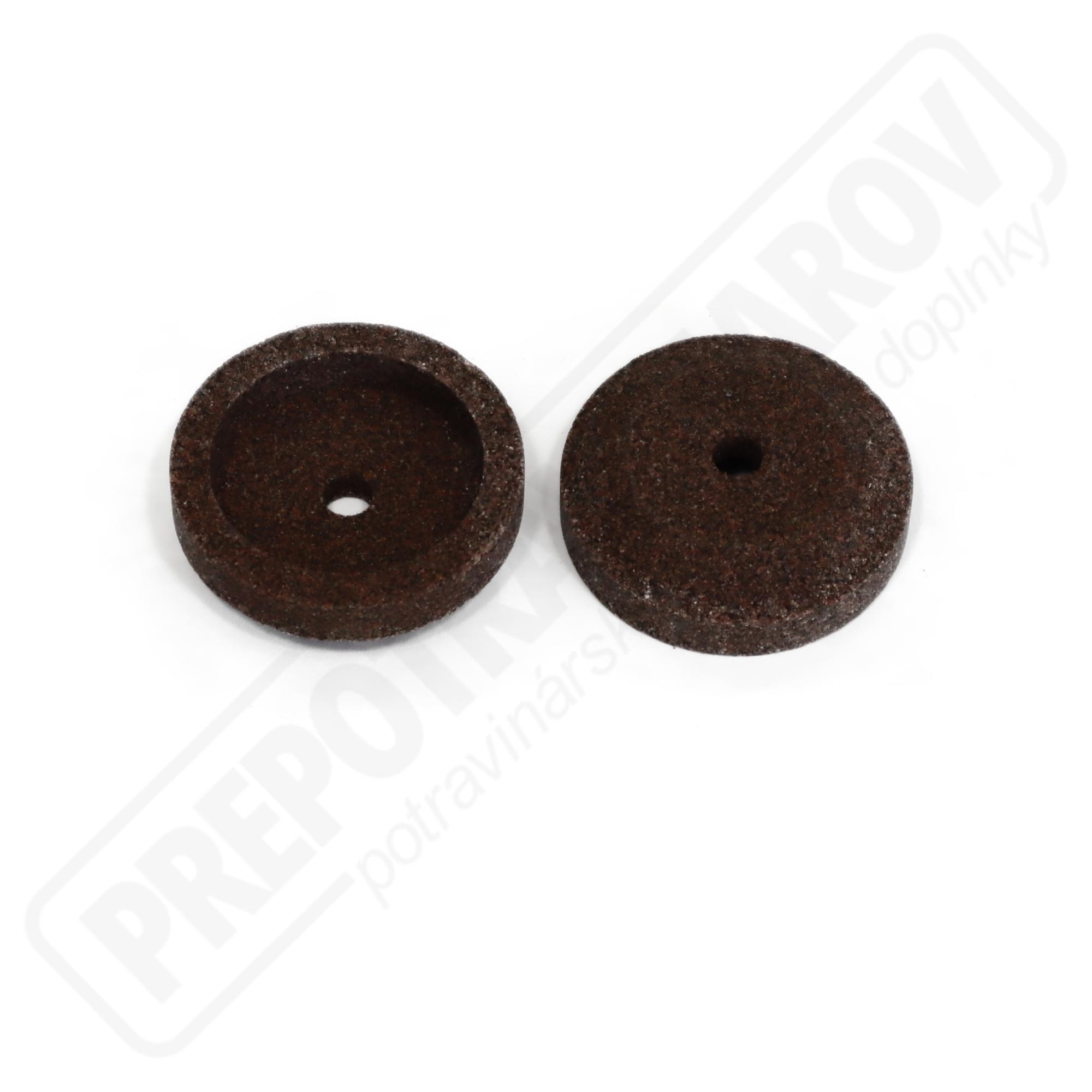 Brúsny kameň 43x12mm hrubé zrno, 6mm diera