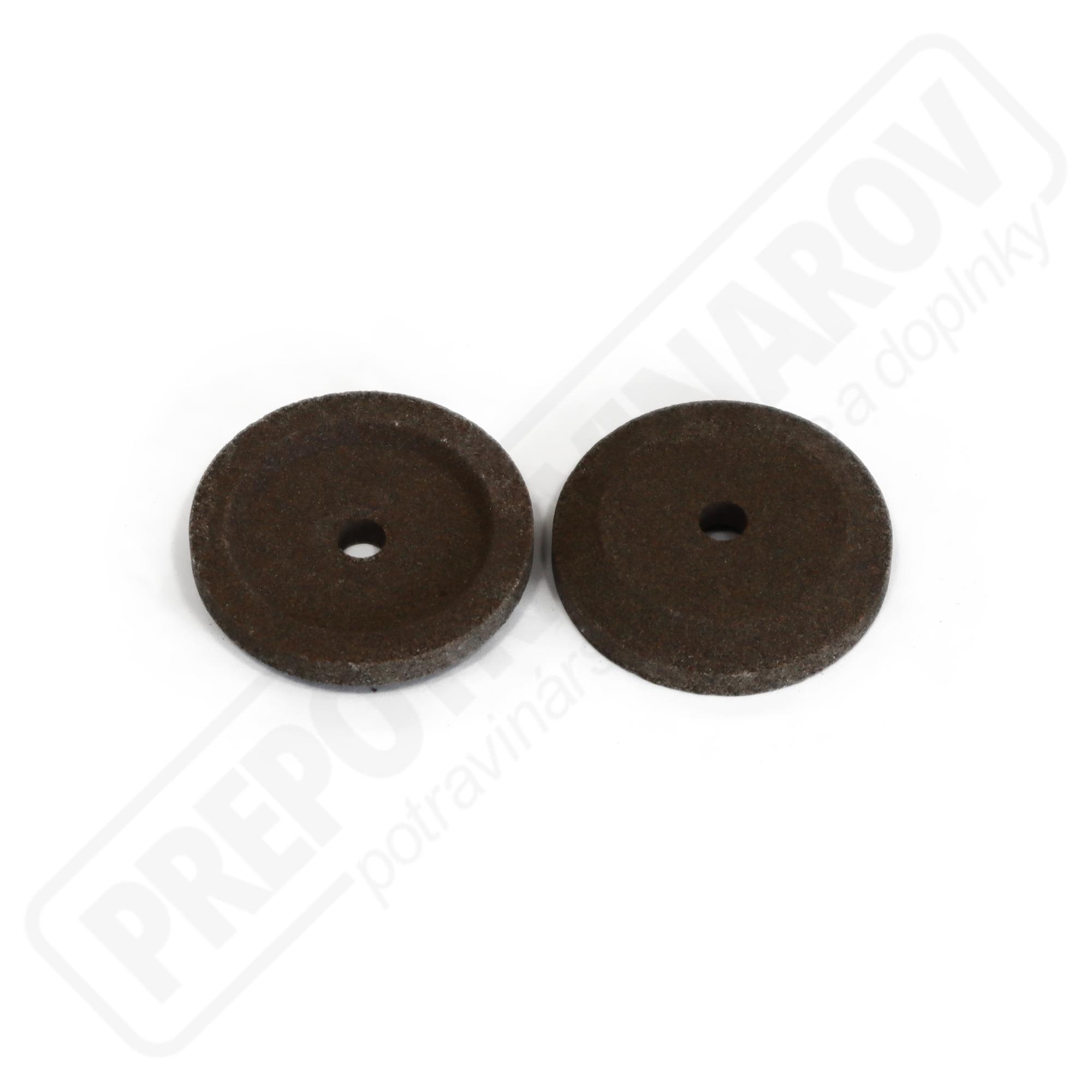 Obťahový kameň 43x8mm jemné zrno, 6mm diera