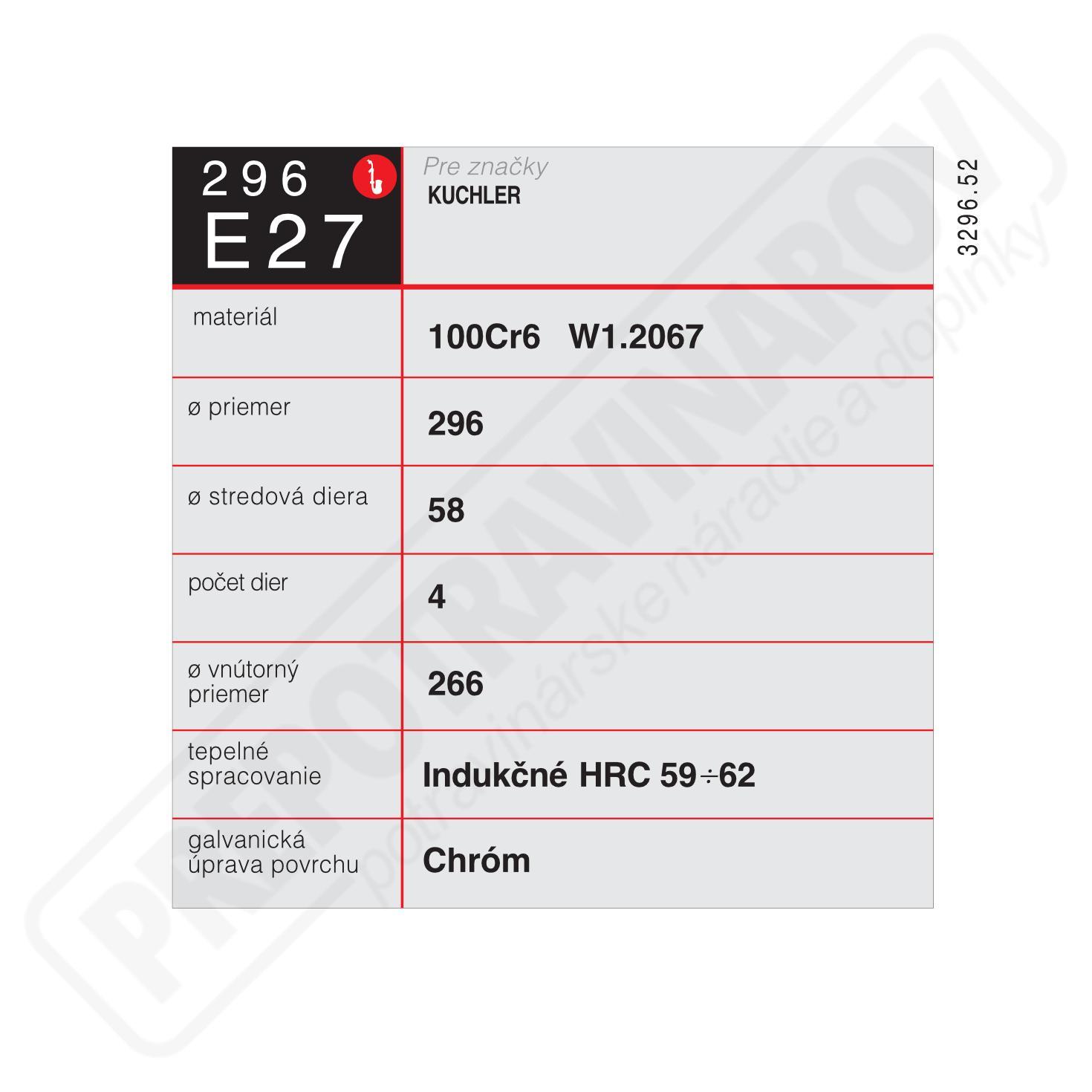 Nárezový nôž E27/296