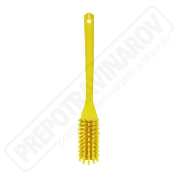 Kefa s rúčkou tvrdá 46x420 mm žltá