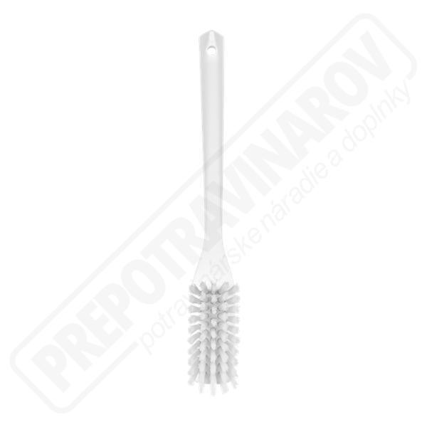 Kefa s rúčkou tvrdá 46x420 mm biela