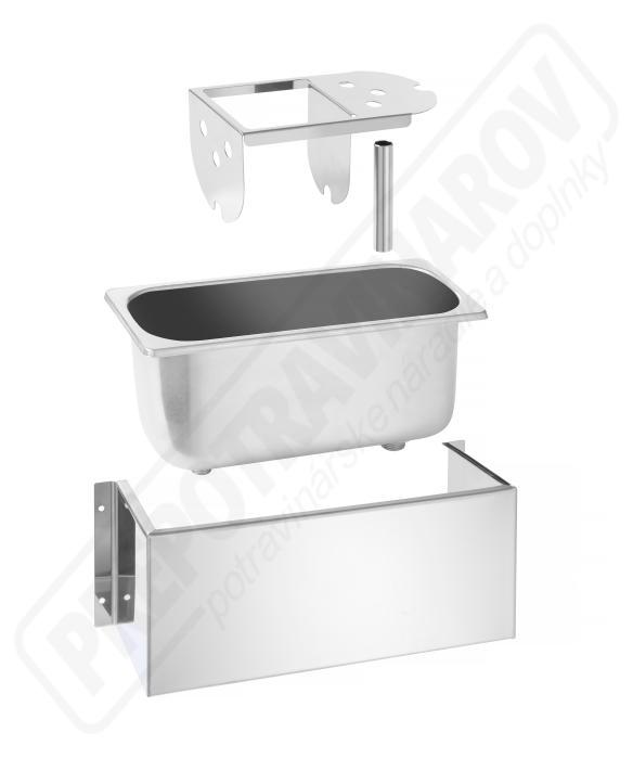 Nádoba na oplachovanie zmrzlinovej naberačky