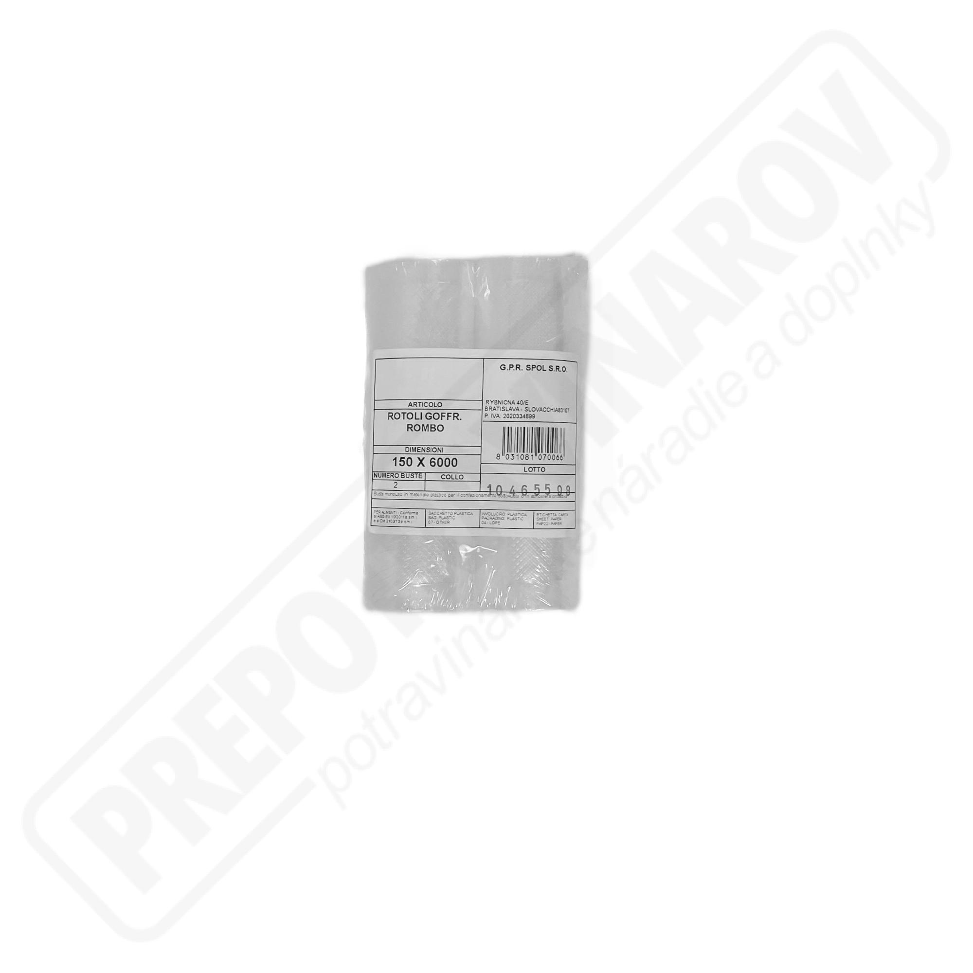 Vakuový rukáv profilovaný 150mmx6m bal. (2ks)