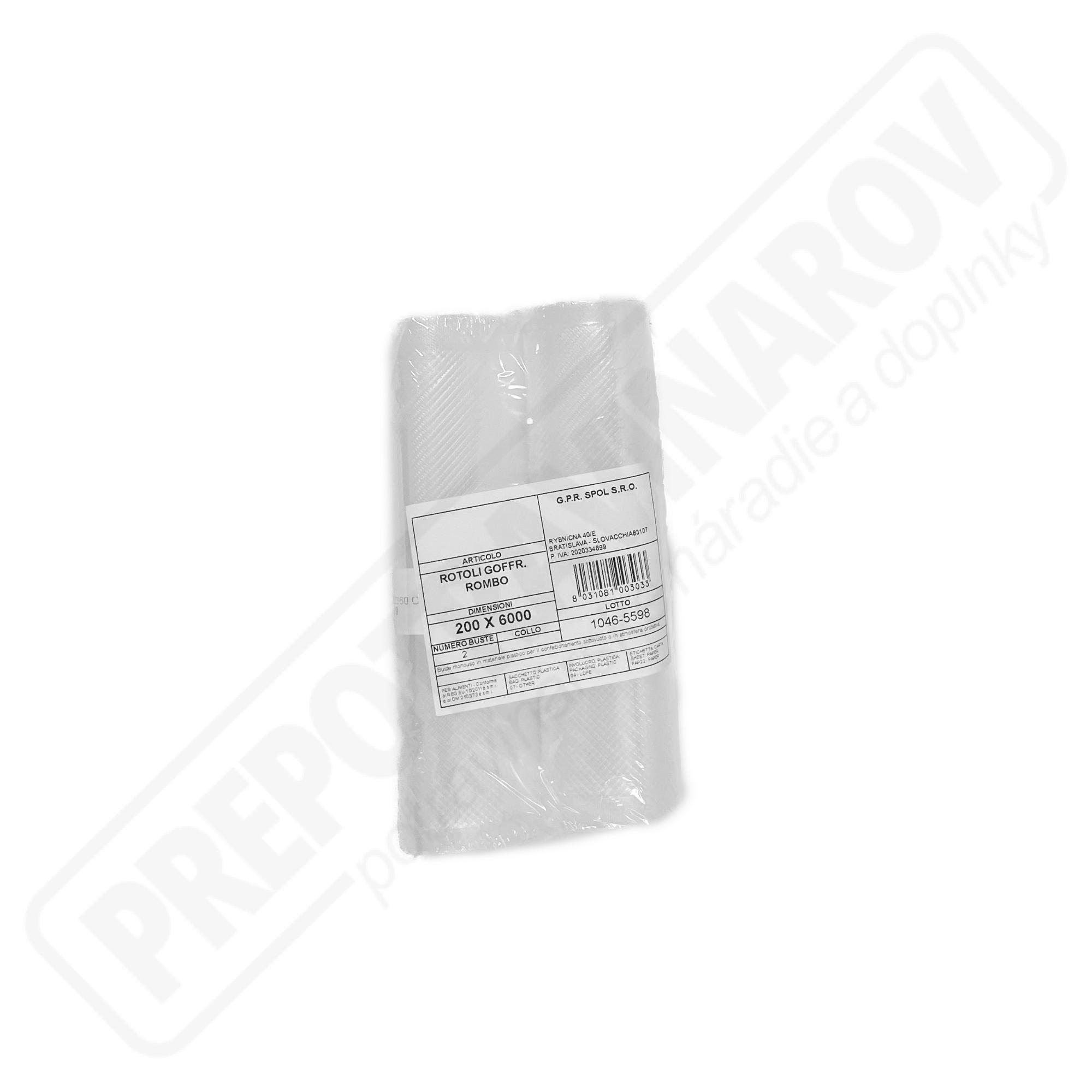 Vakuový rukáv profilovaný 200mmx6m bal. (2ks)