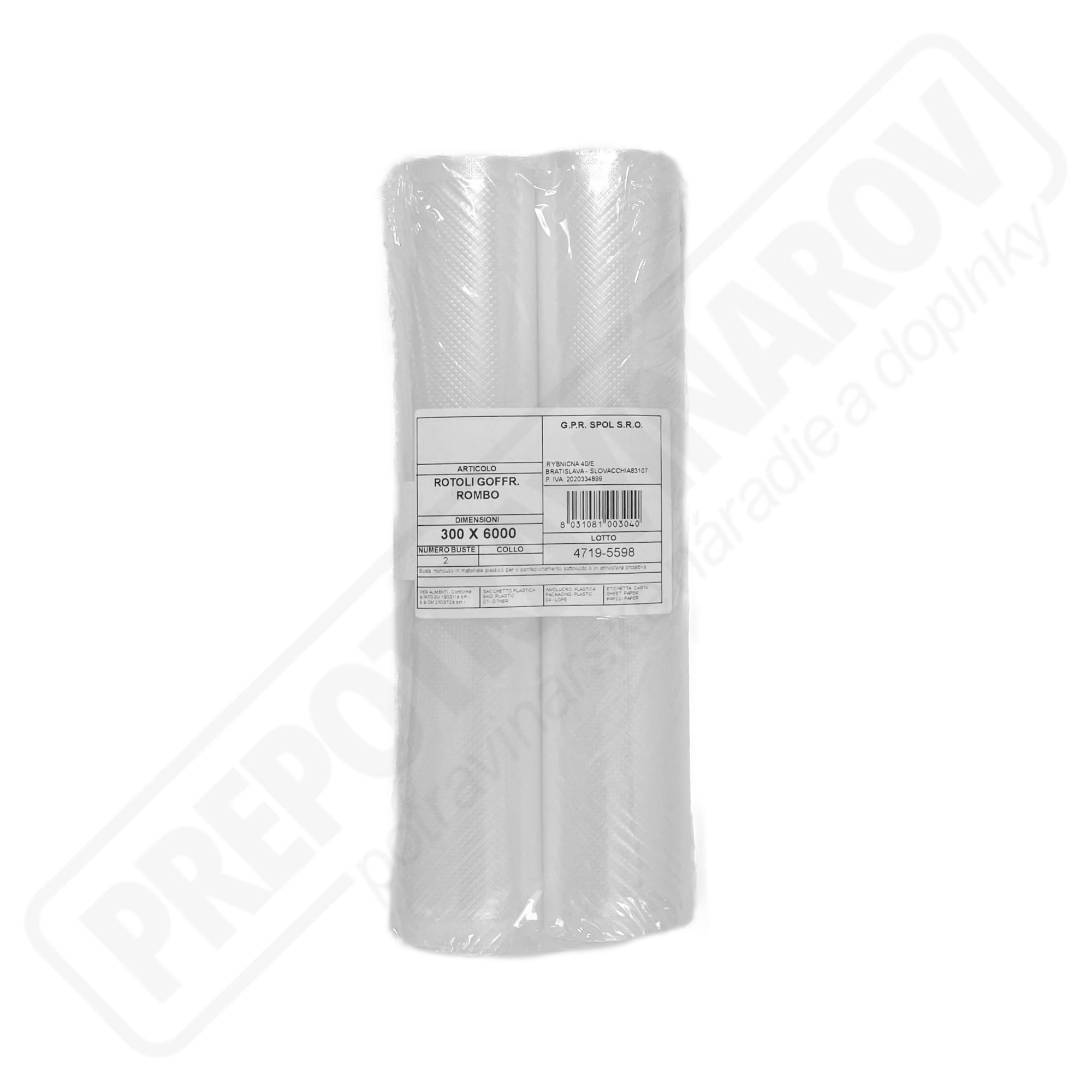 Vakuový rukáv profilovaný 300mmx6m bal. (2ks)