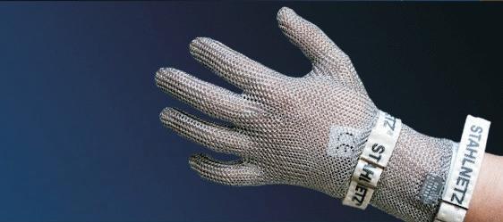 Ochranné rukavice proti porezu PROTEC-S prstové s ochranou predlaktia 8 cm