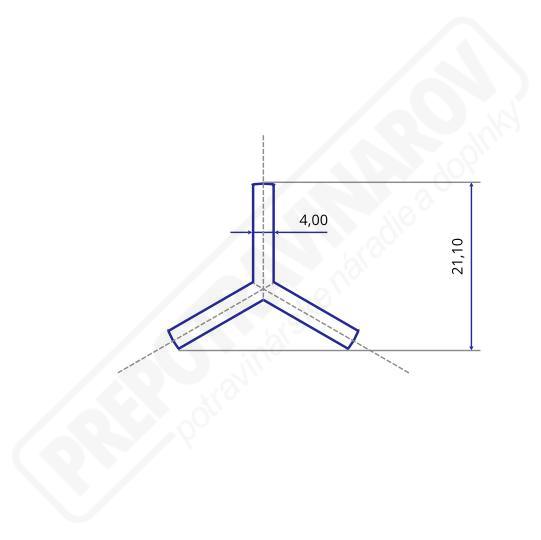 Údenárska palica nerezová 1000 mm, 2 ks