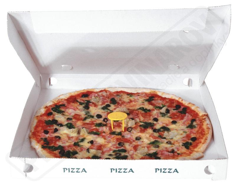 Distančný stojanček na pizzu do krabice