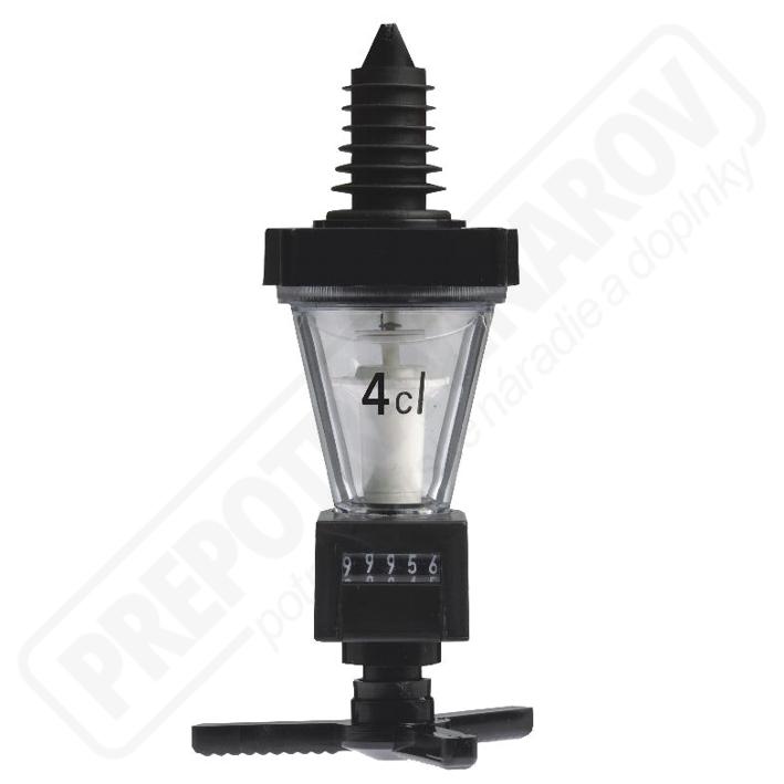 Dávkovač na alkohol 40 ml s mechanickým počítadlom