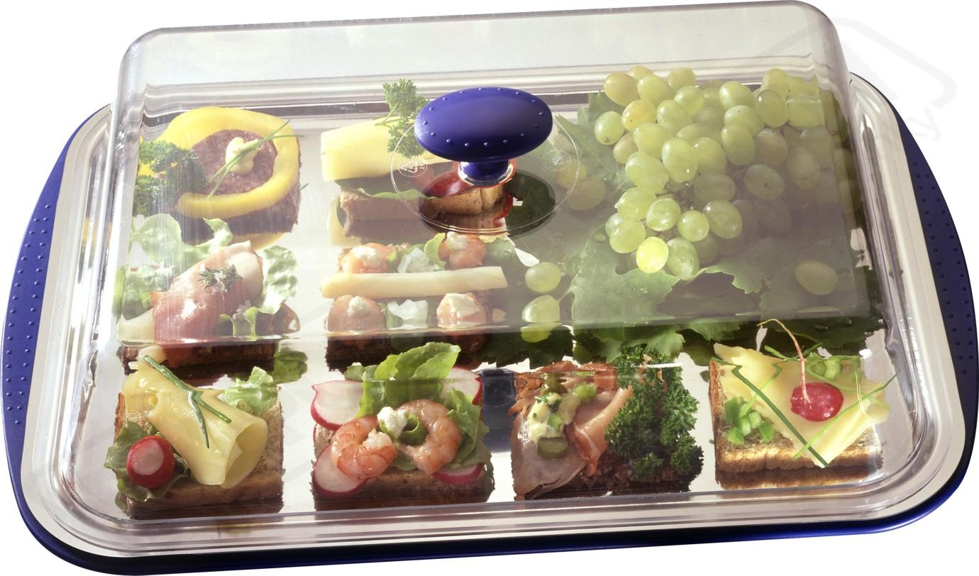 Termo tácka 5-dielna s hranatým vekom