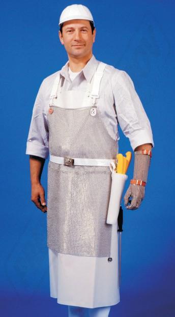 Ochranné zástery nerezové