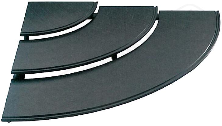 Trojstupne pod tácky 1/4 kruhu