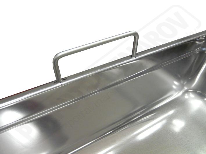 Lodňa nerezová s úchytmi